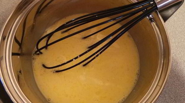 тыквенный чизкейк с заварным апельсиновым кремом