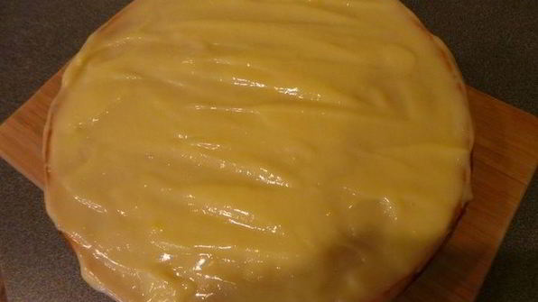 тыквенный чизкейк с заварным апельсиновым кремом