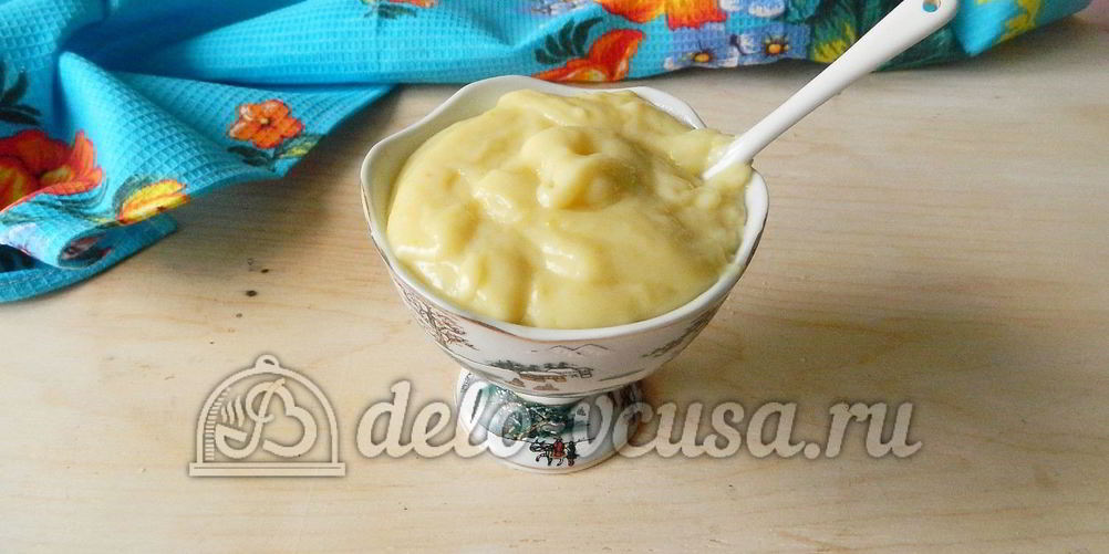 Рецепт заварного крема без масла