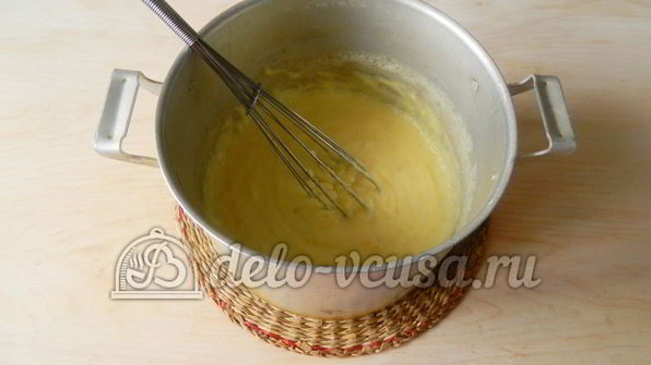 заварной крем без масла