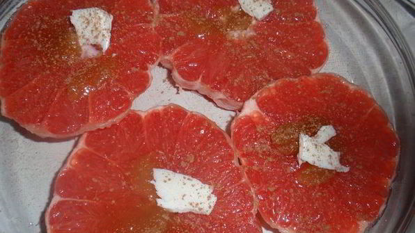 легкий грейпфрутовый десерт