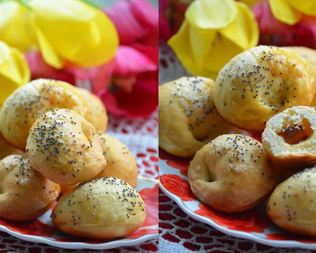 Булочки с мармеладом