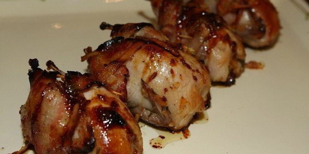 Рецепт перепелок с виски и мармеладом