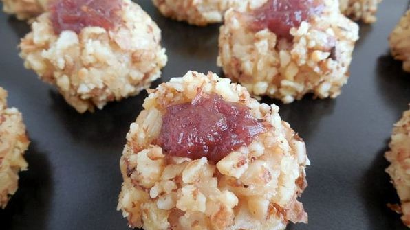 ризотто-трюфели с луковым мармеладом