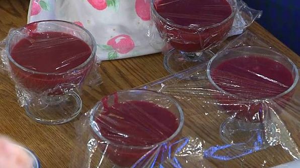 ягодный мармелад на запеченных яблоках