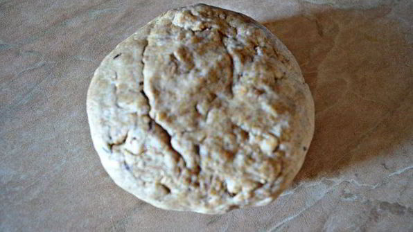 мильфей с мясом, гречкой и овощами