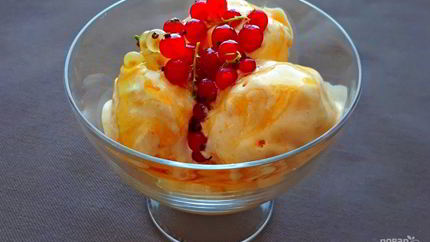 Абрикосовое мороженое