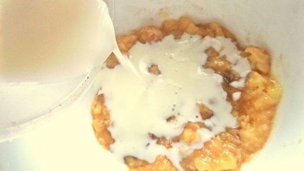 банановое мороженое на кефире