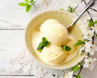 Домашнее мороженое на основе английского крема