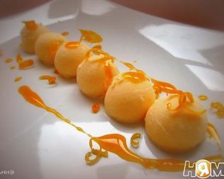 Мандариновое мороженое