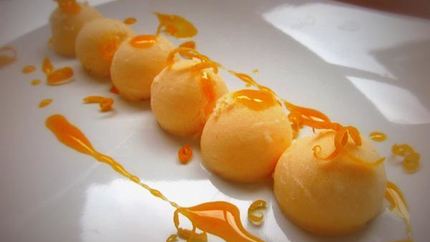 Мандариновое мороженое