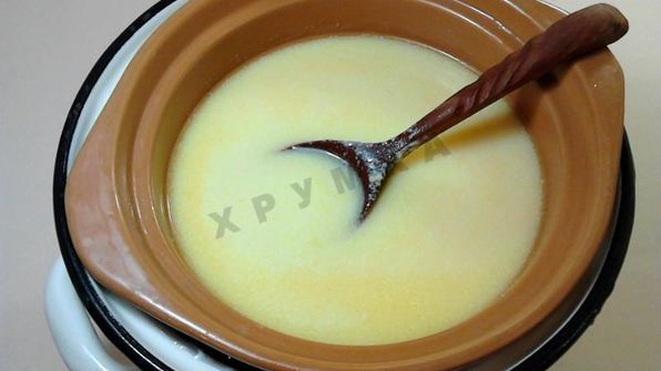 мороженое из молока и сахара