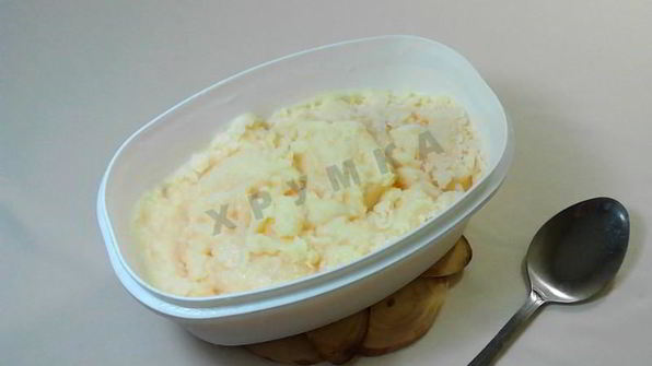 мороженое из молока и сахара