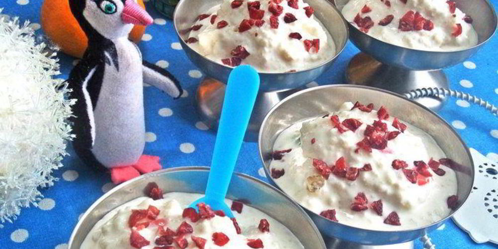 Рецепт мороженого из риса и мармелада