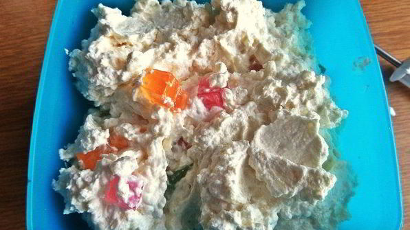 мороженое из риса и мармелада