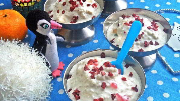 мороженое из риса и мармелада