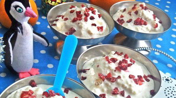 мороженое из риса и мармелада