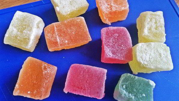 мороженое из риса и мармелада