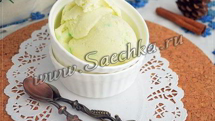 Мятное мороженое