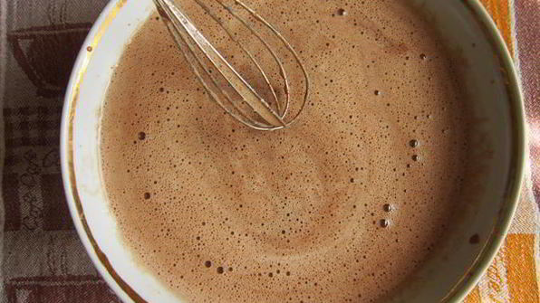 шоколадно-мятное мороженое