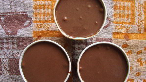 шоколадно-мятное мороженое