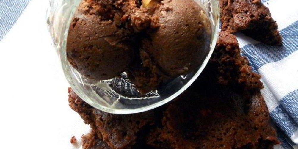 Рецепт шоколадного мороженого с брауни