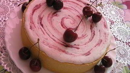 Торт-мороженое с черешней