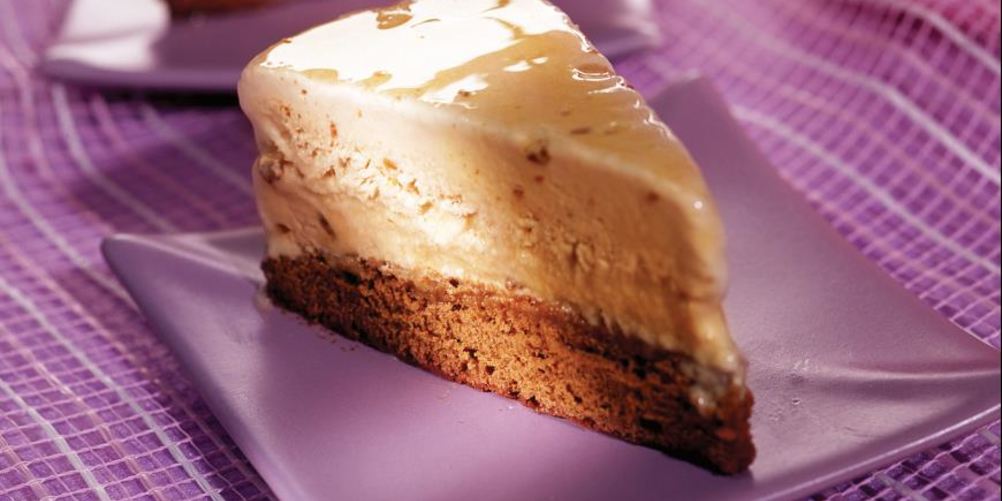 Рецепт торта-мороженого с карамелью