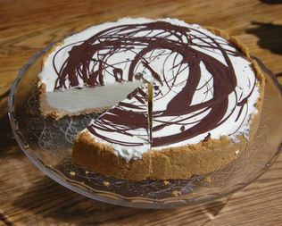 Торт-мороженое с шоколадом