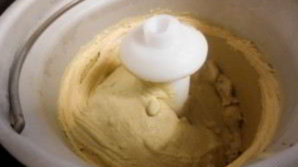 яблочное мороженое в мороженице