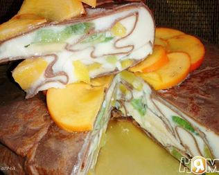 Блинный торт-мусс Тропик