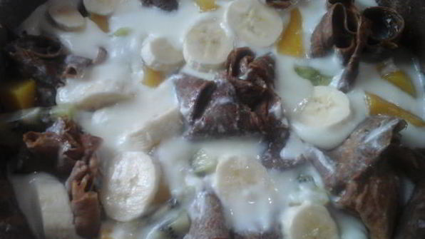 блинный торт-мусс тропик