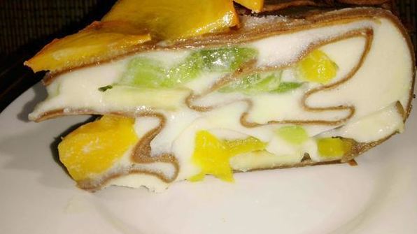 блинный торт-мусс тропик