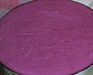 Черничный торт-мусс