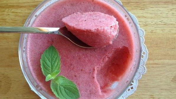 клубничный мусс