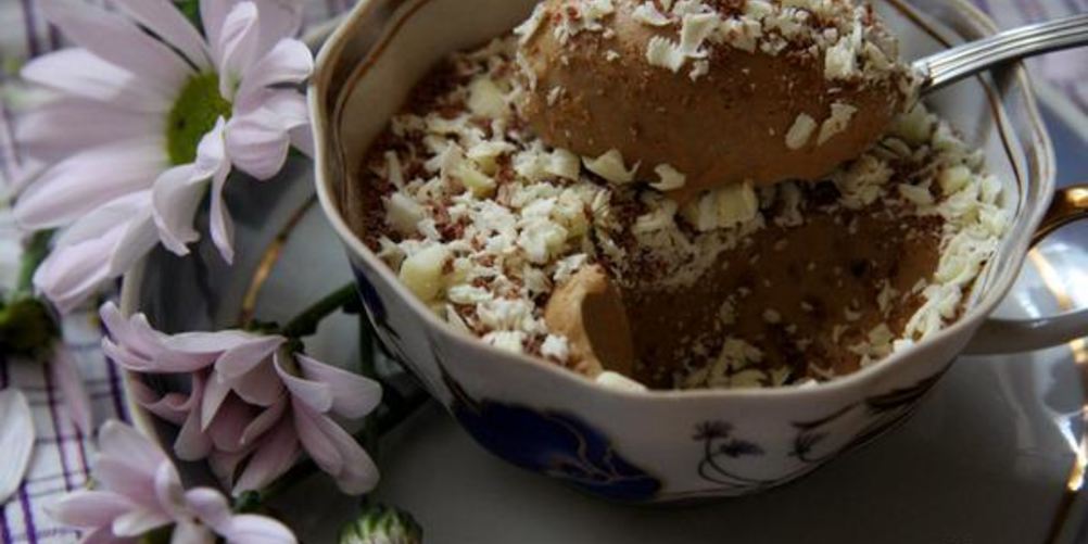 Рецепт кофейного крема-мусса с белым шоколадом