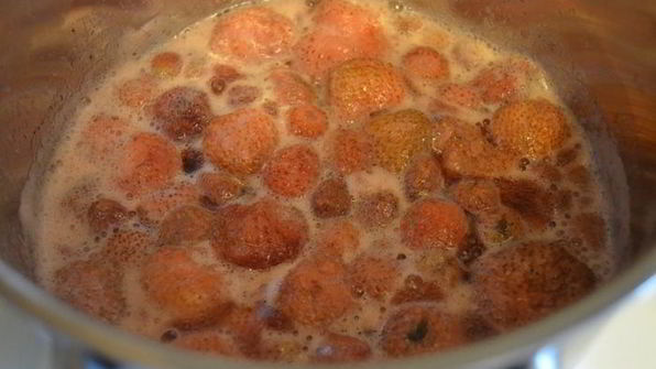 любимый клубничный мусс