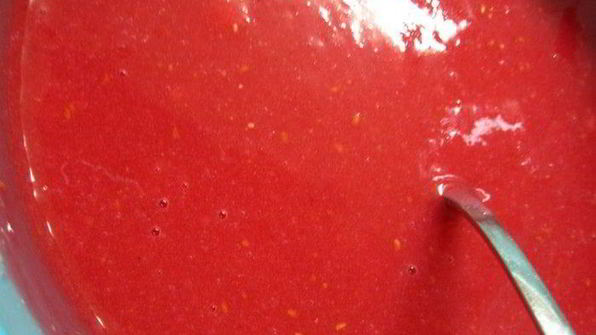 малиновый мусс