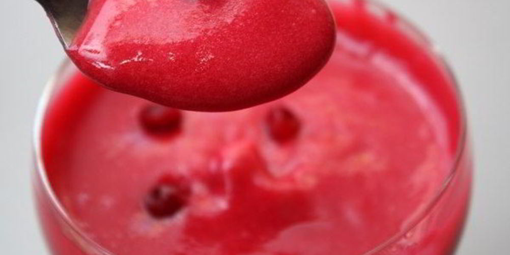 Рецепт мусса из клюквы