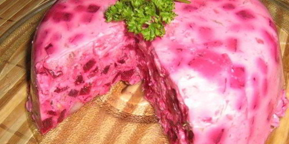 Рецепт мусса из сельди и свеклы