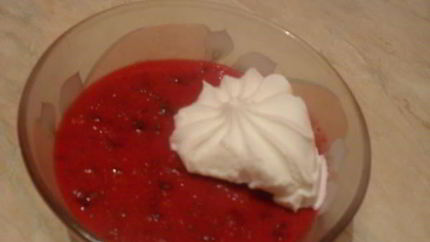 Мусс из свеклы с черносливом