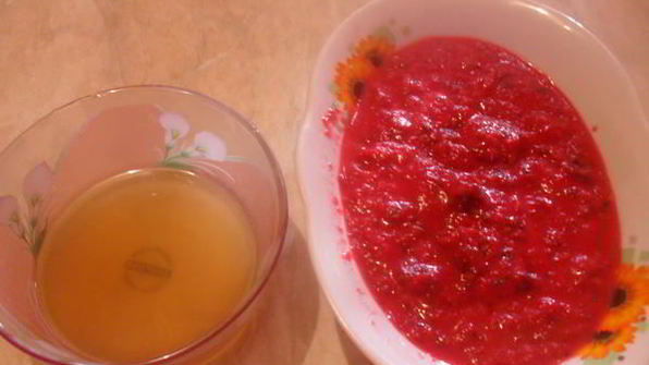 мусс из свеклы с черносливом