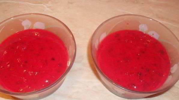 мусс из свеклы с черносливом