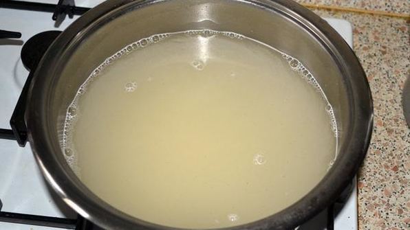 мусс с клубникой