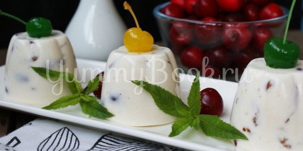 Рецепт мусса творожного с черешней