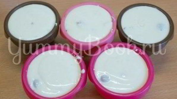 мусс творожный с черешней