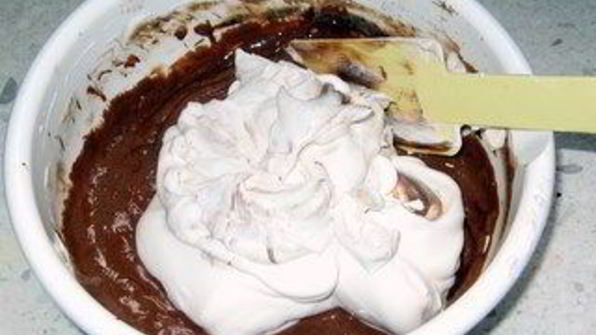 рождественская звезда с шоколадным муссом