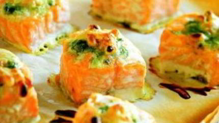 Семга со сливочным муссом