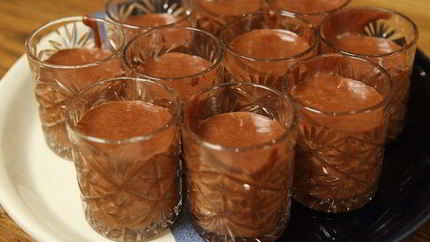 Шоколадно-сливочный мусс