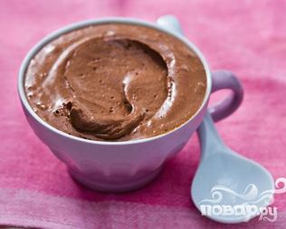 Шоколадный мусс из творога